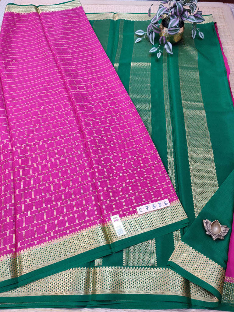 Pure Crepe Silk Saree #E7336