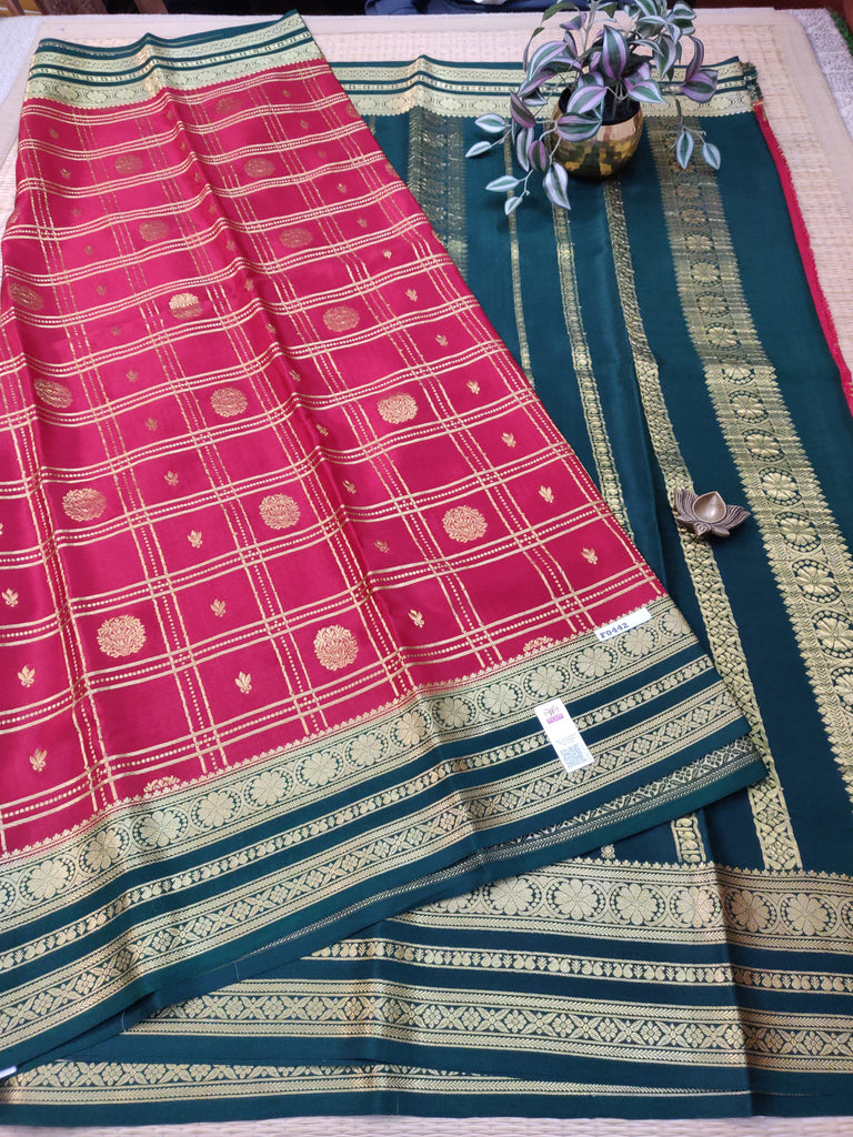 Pure Crepe Silk Saree #F0442