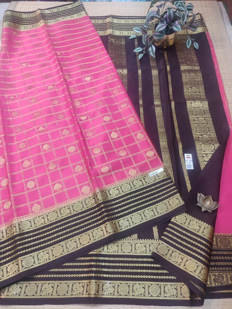 Pure Crepe Silk Saree #F0443