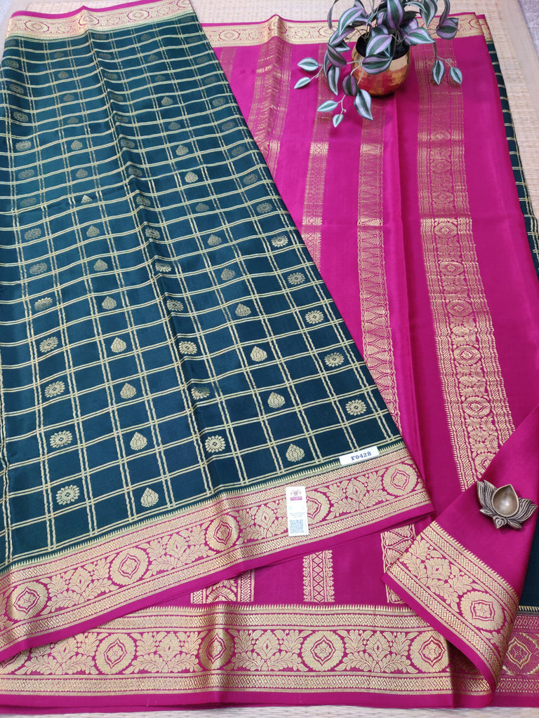 Pure Crepe Silk Saree #F0428