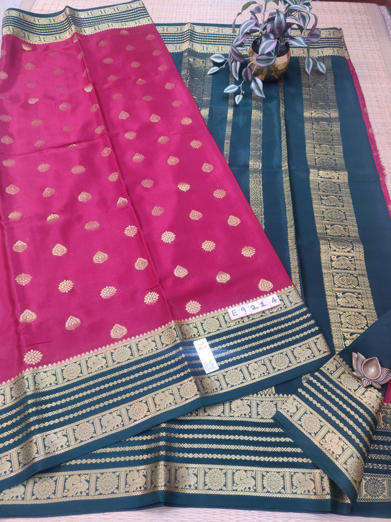 Pure Crepe Silk Saree #E9214