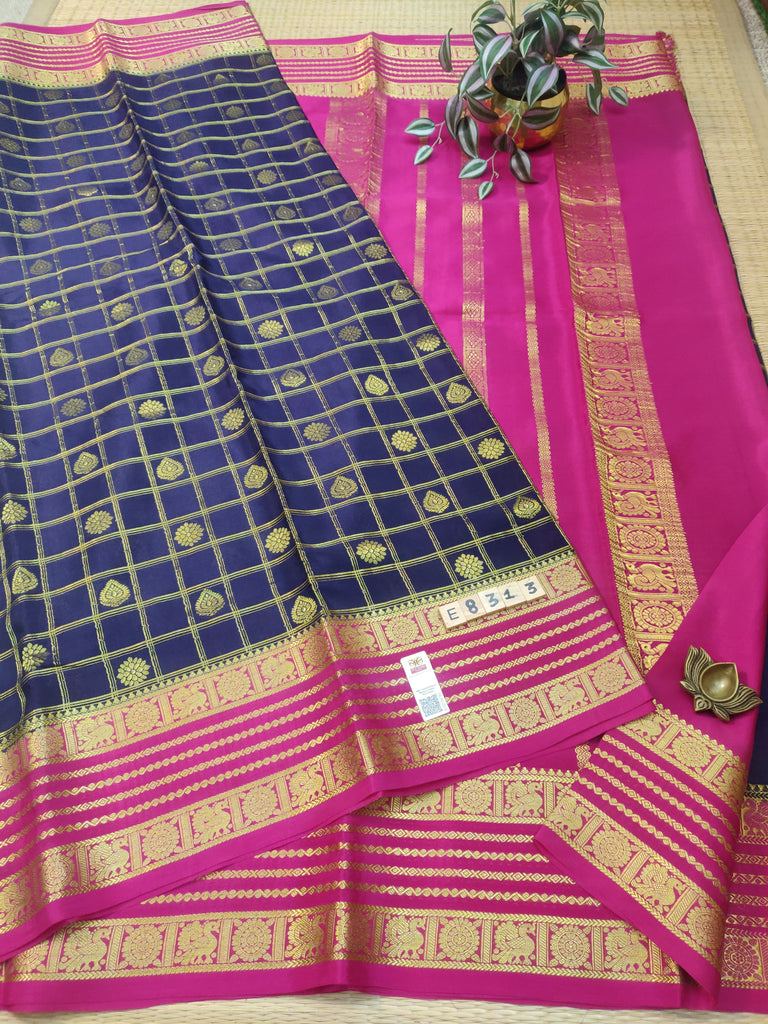 Pure Crepe Silk Saree #E8313