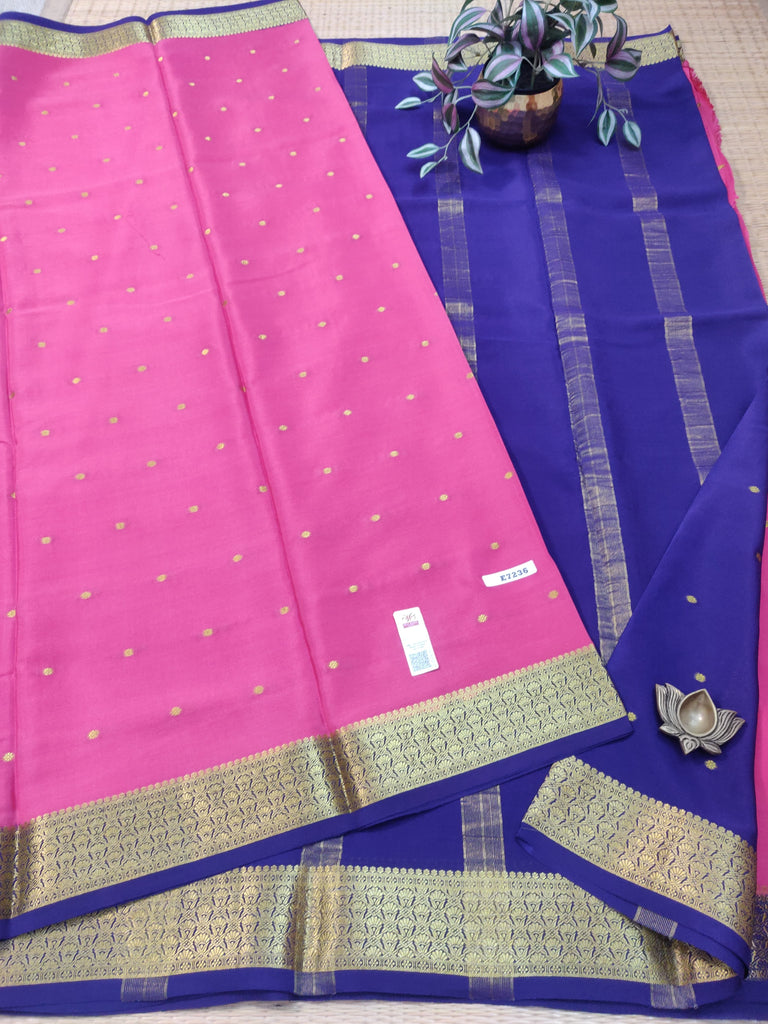 Pure Crepe Silk Saree #E7236