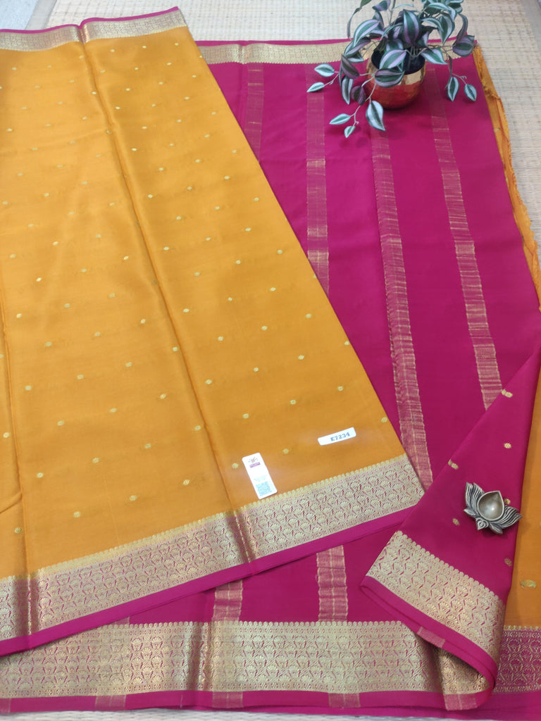 Pure Crepe Silk Saree #E7234