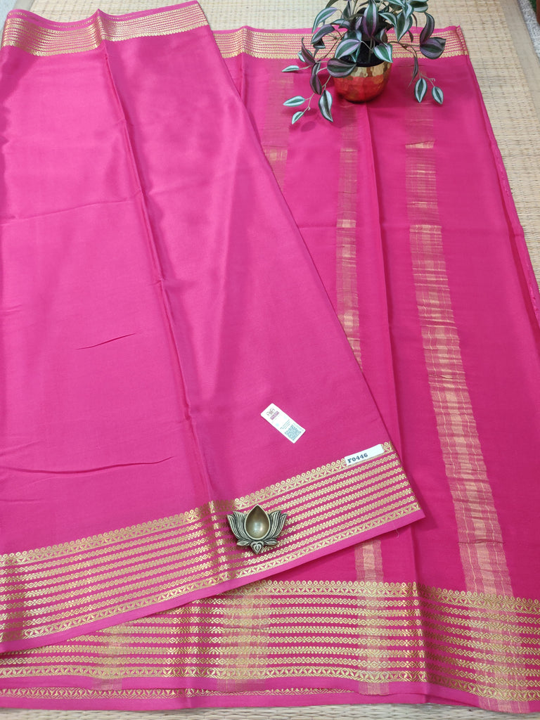 Pure Crepe Silk Saree #F0446