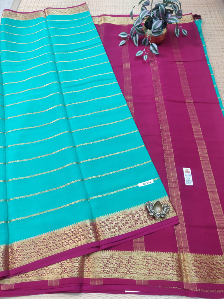 Pure Crepe Silk Saree #E7231