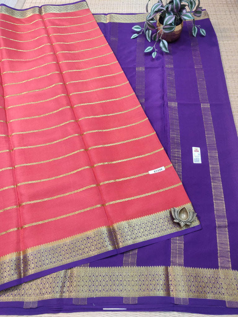Pure Crepe Silk Saree #E7230
