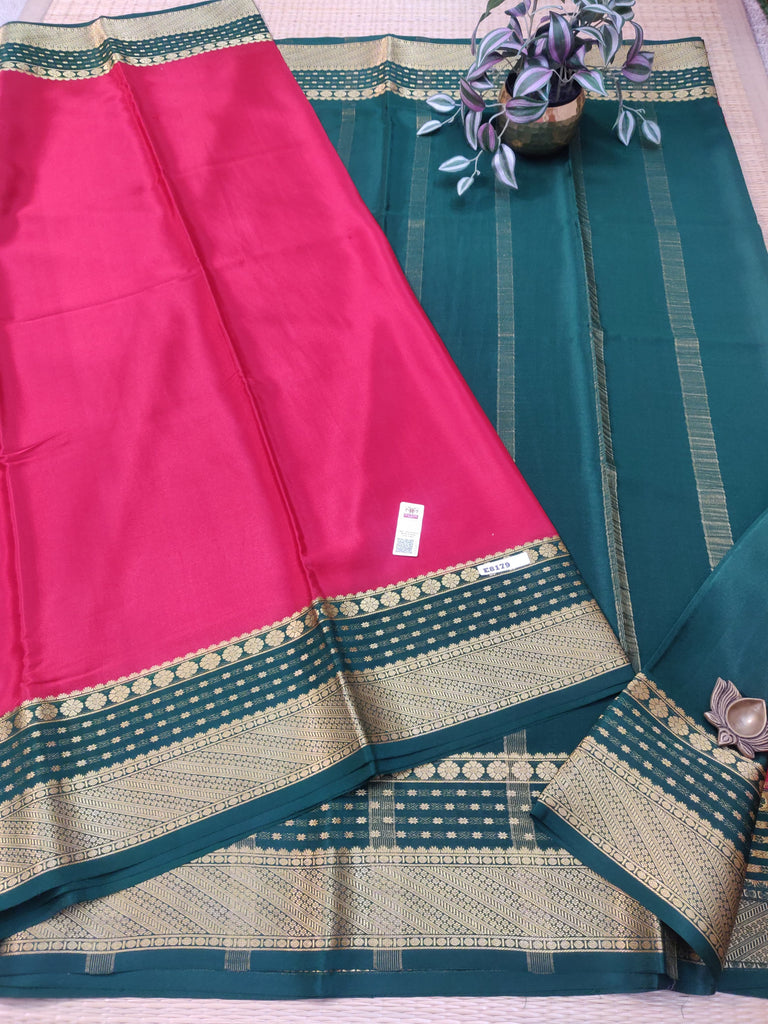 Pure Crepe Silk Saree #E8179