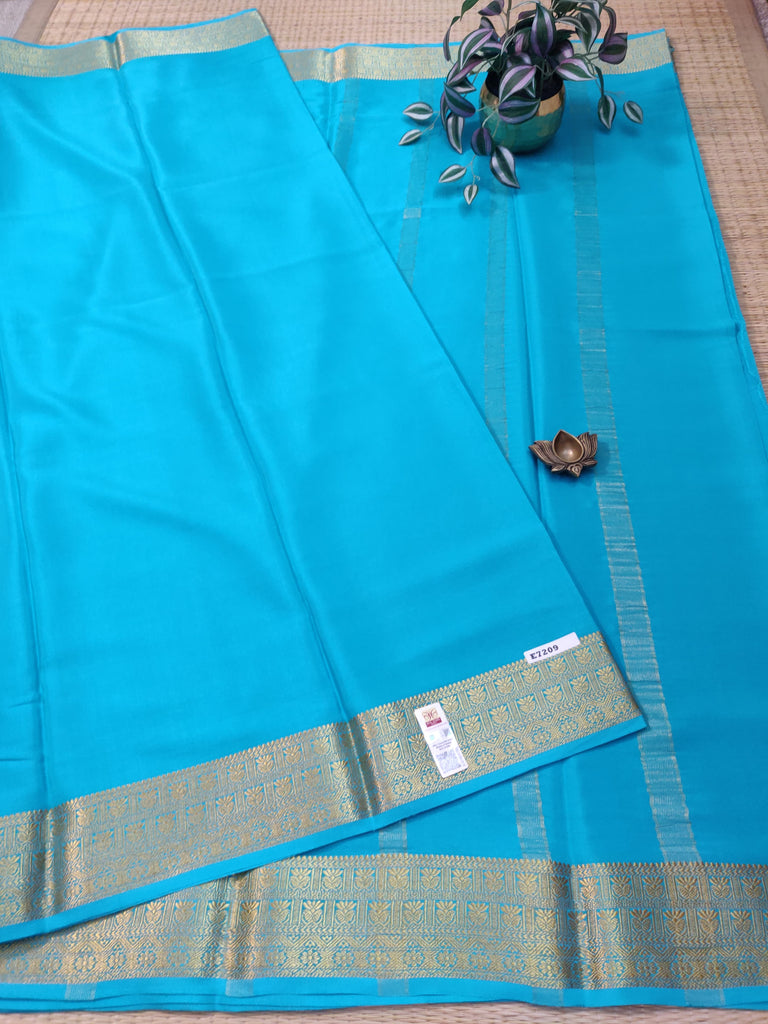 Pure Crepe Silk Saree #E7209