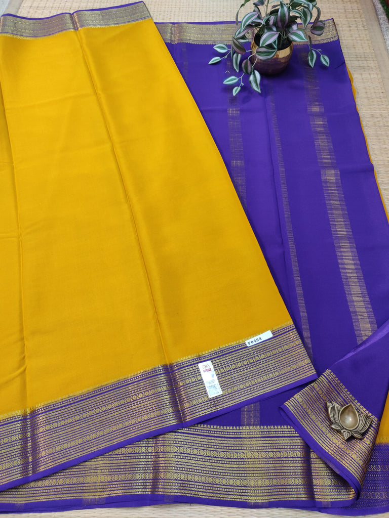 Pure Crepe Silk Saree #F0454
