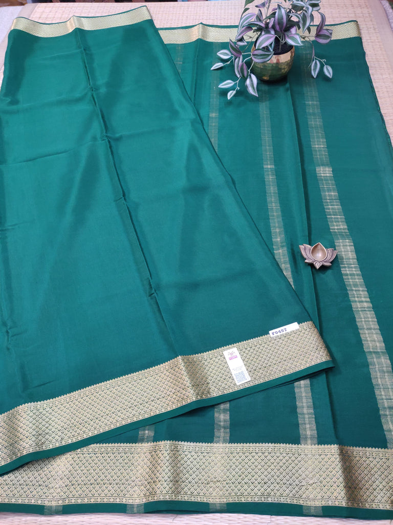 Pure Crepe Silk Saree #F0457