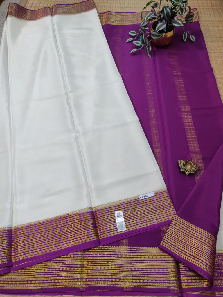 Pure Crepe Silk Saree #F0489