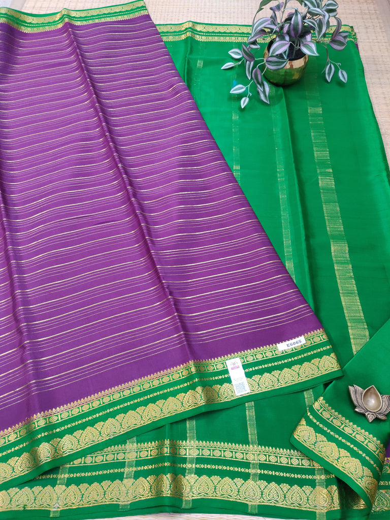 Pure Crepe Silk Saree #E6065