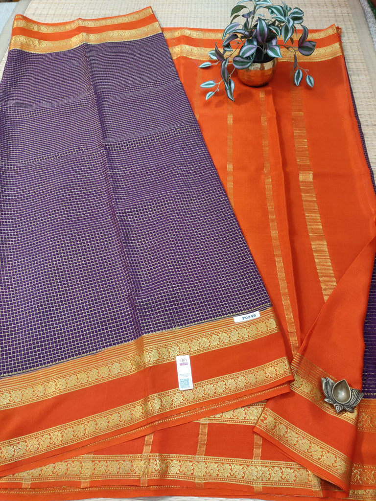 Pure Crepe Silk Saree #F0348