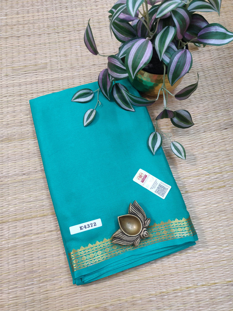 Pure Crepe Silk Saree #E4372