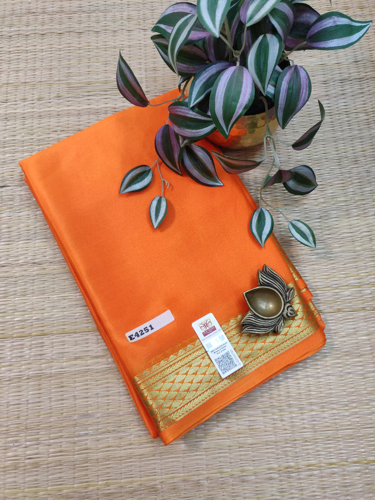 Pure Crepe Silk Saree #E4351