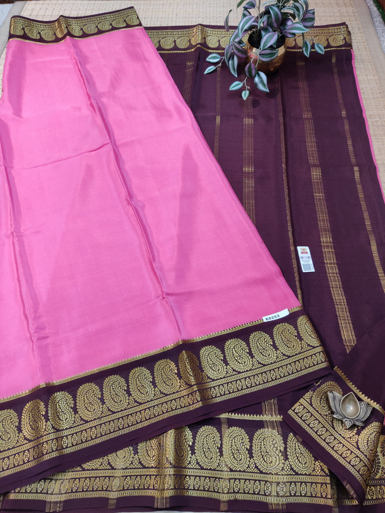 Pure Crepe Silk Saree #E8253