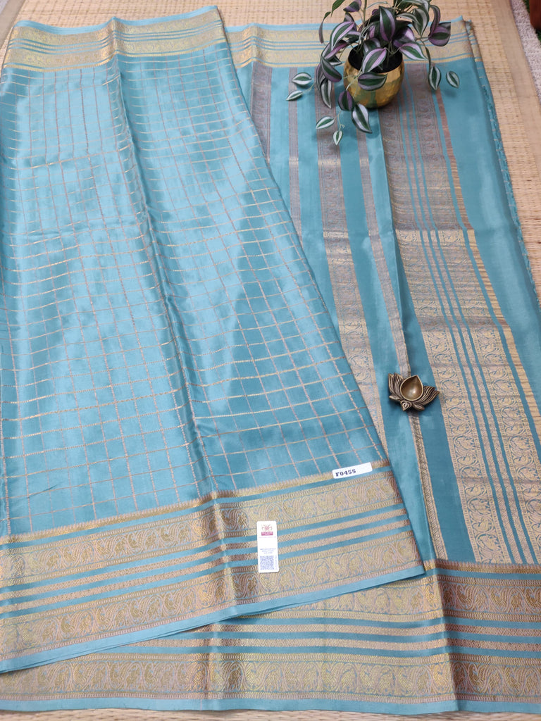 Pure Crepe Silk Saree #F0455