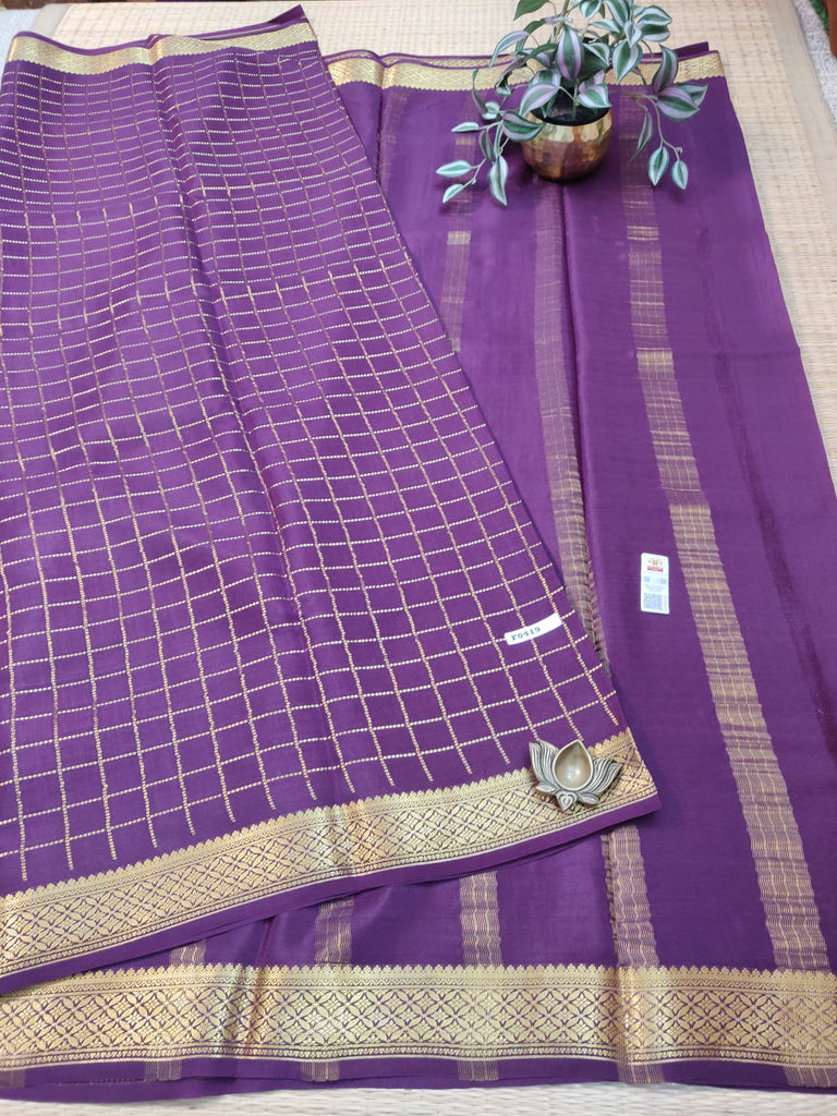 Pure Crepe Silk Saree #F0419