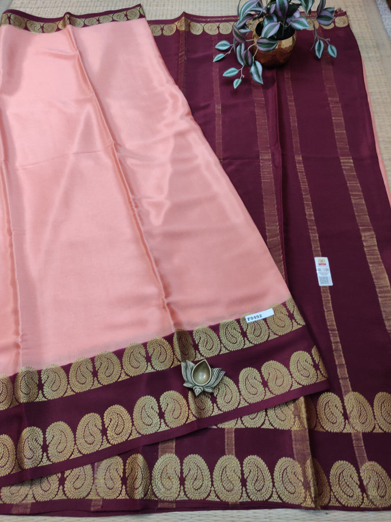 Pure Crepe Silk Saree #F0492