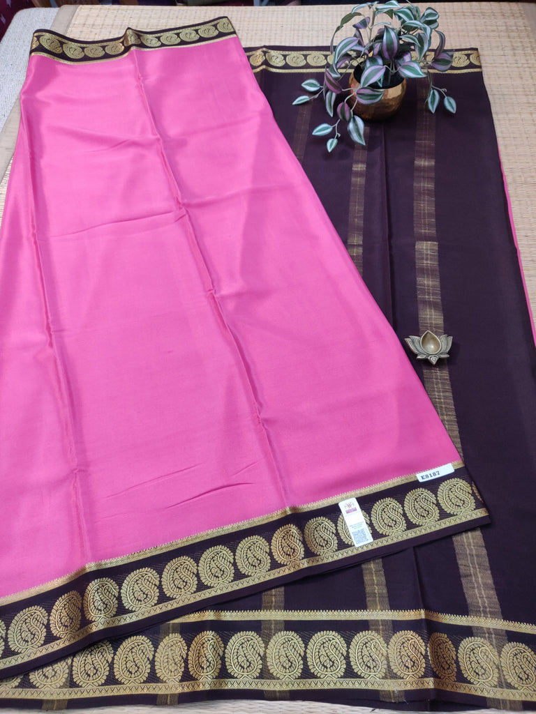 Pure Crepe Silk Saree #E8187