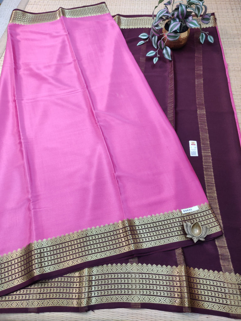 Pure Crepe Silk Saree #E6045