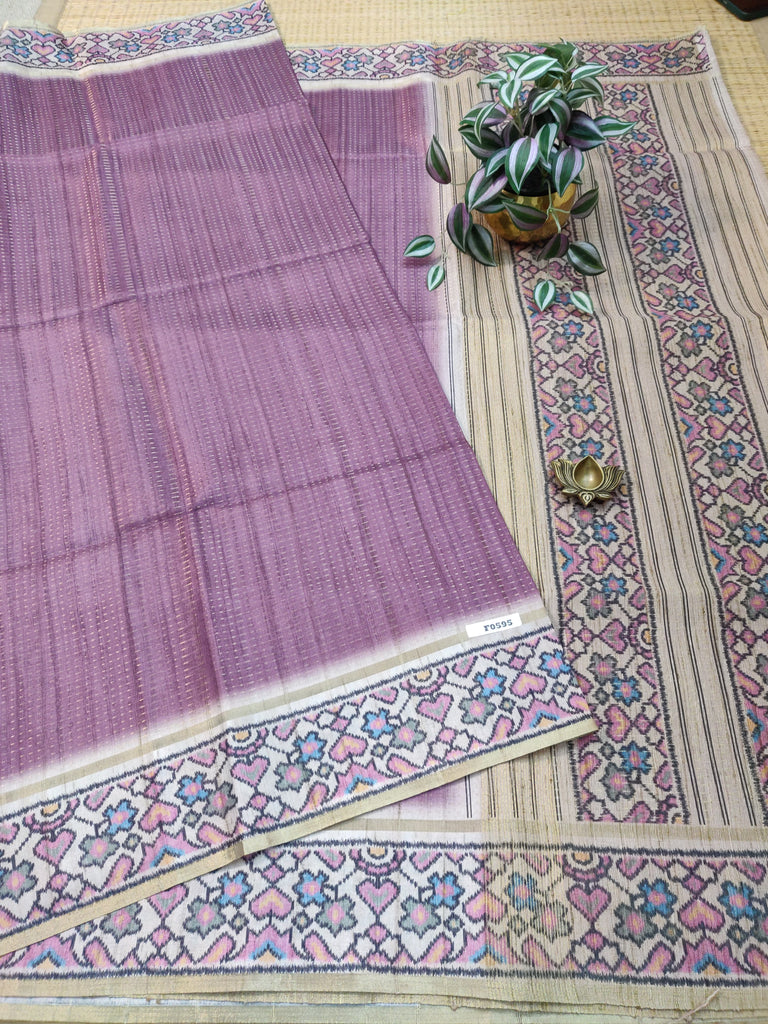 Ghicha Tussar Silk Sarees #F0595