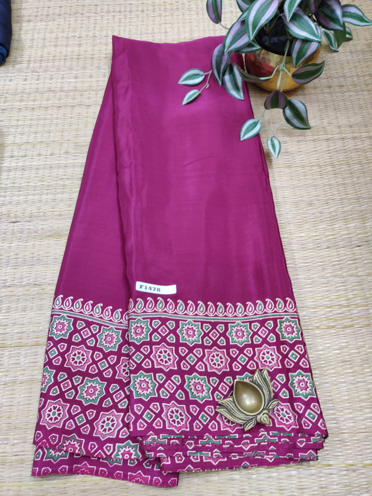 Printed Crepe Silk #F1478