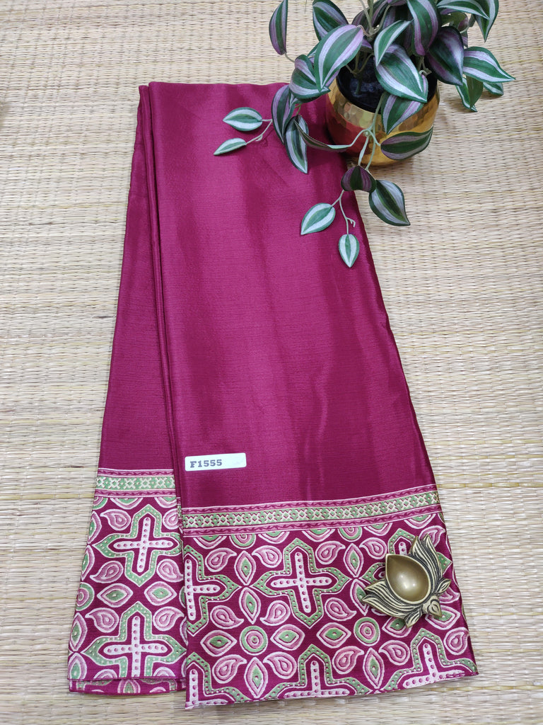 Printed Crepe Silk #F1555