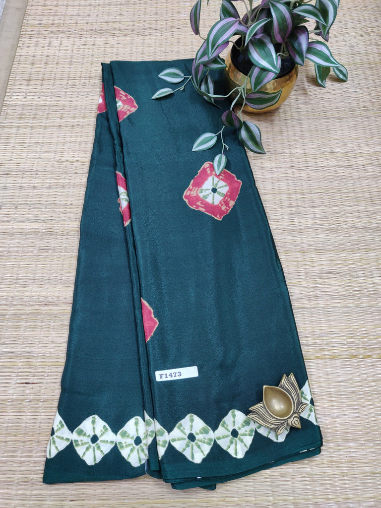Printed Crepe Silk #F1473