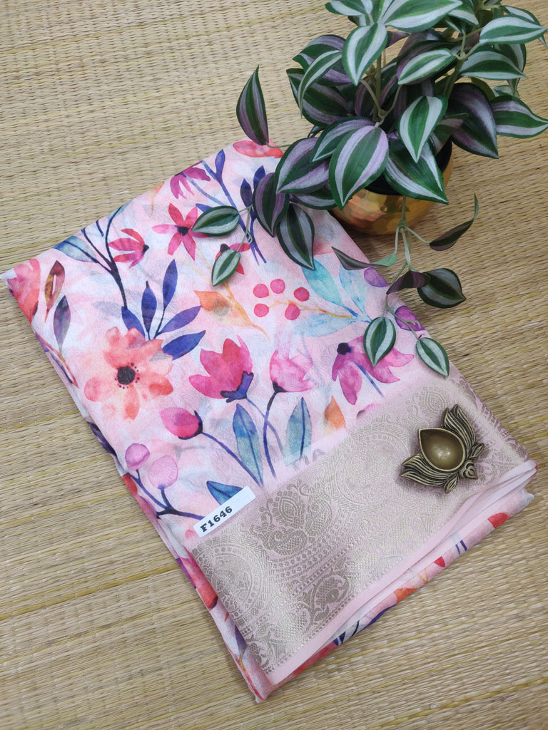 Chiffon Sarees #F1646