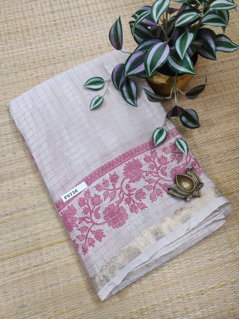 Semi Crepe Sarees #F0738