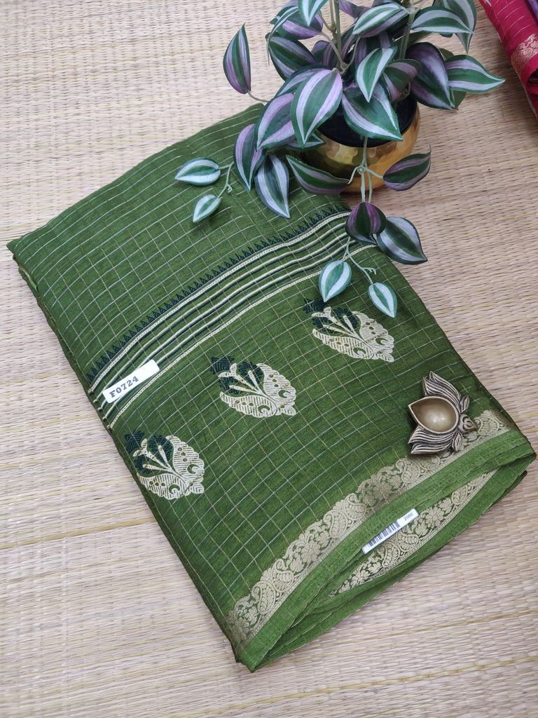 Semi Crepe Sarees #F0724