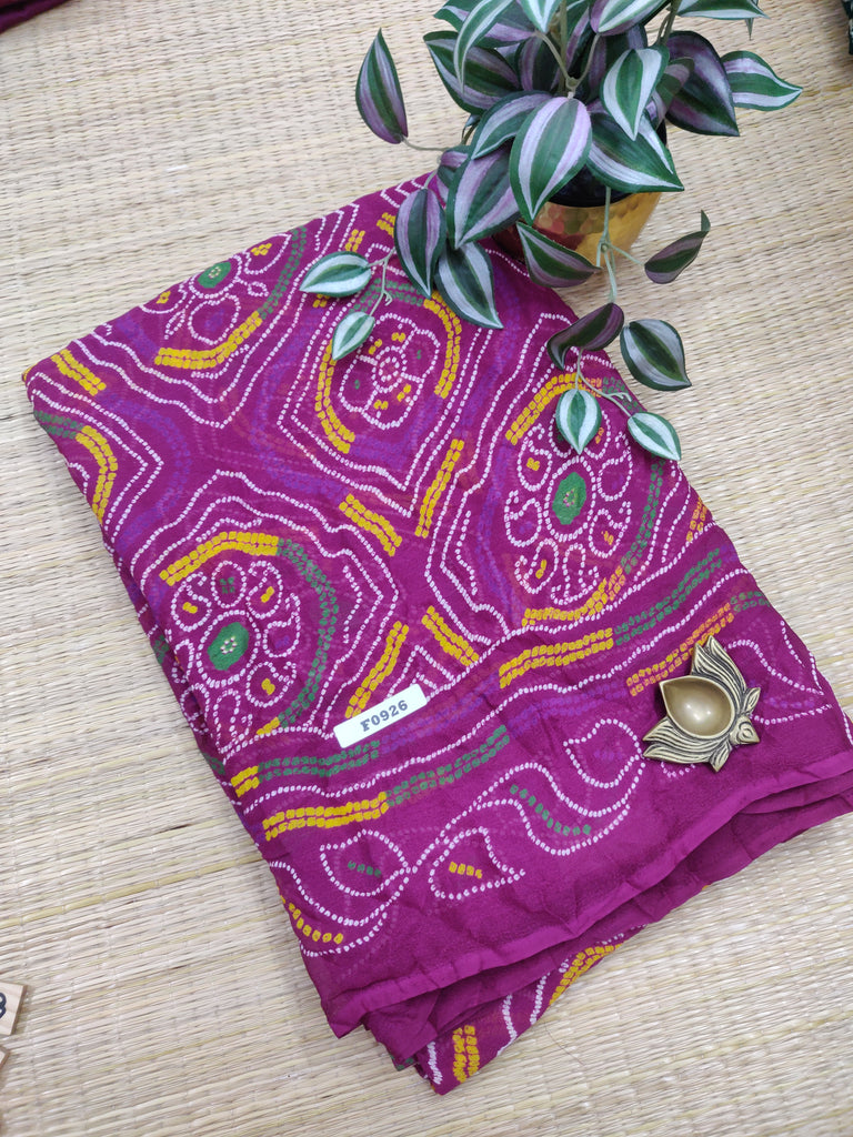 Chiffon Sarees #F0926