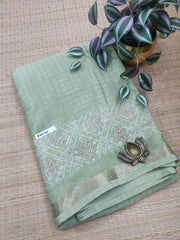 Semi Crepe Sarees #F0732