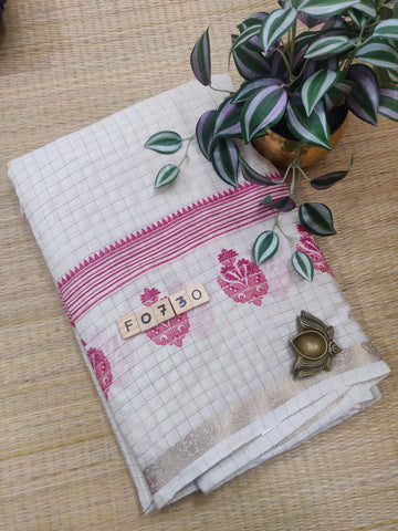 Semi Crepe Sarees #F0730