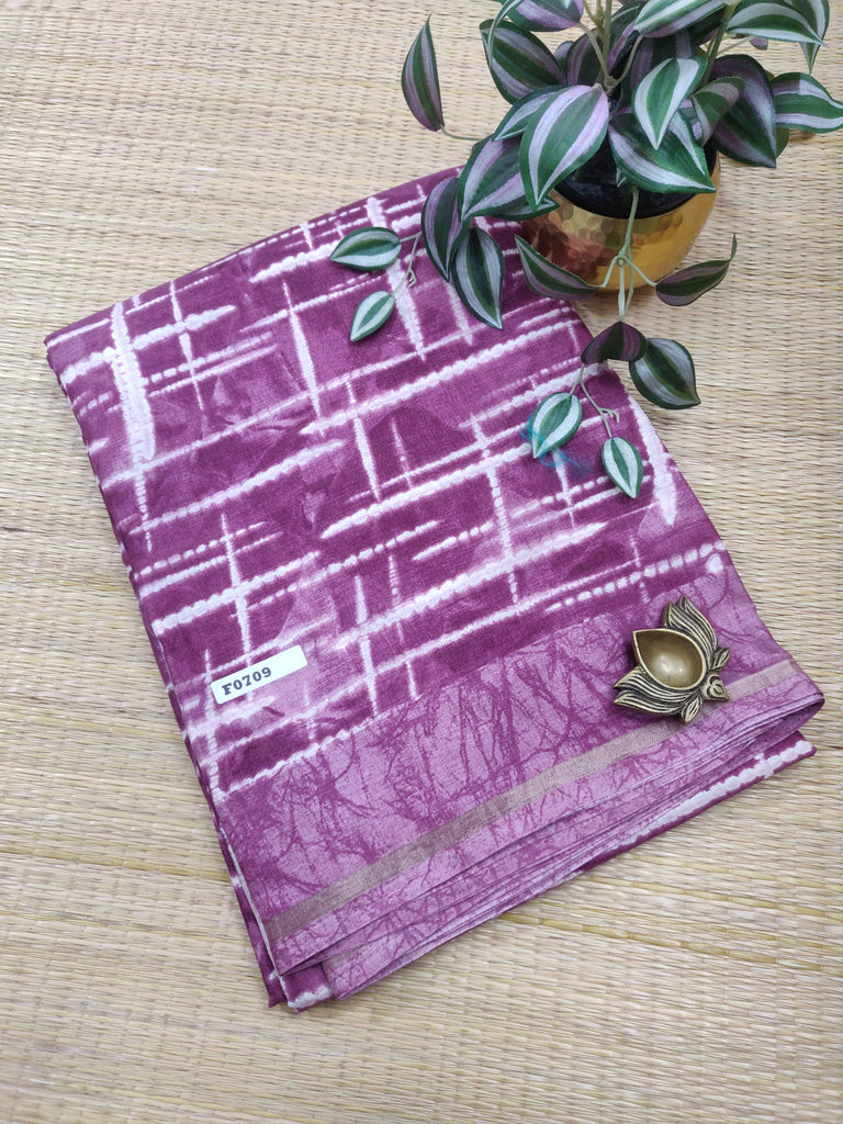 Kashmiri Printed Silk #F0709