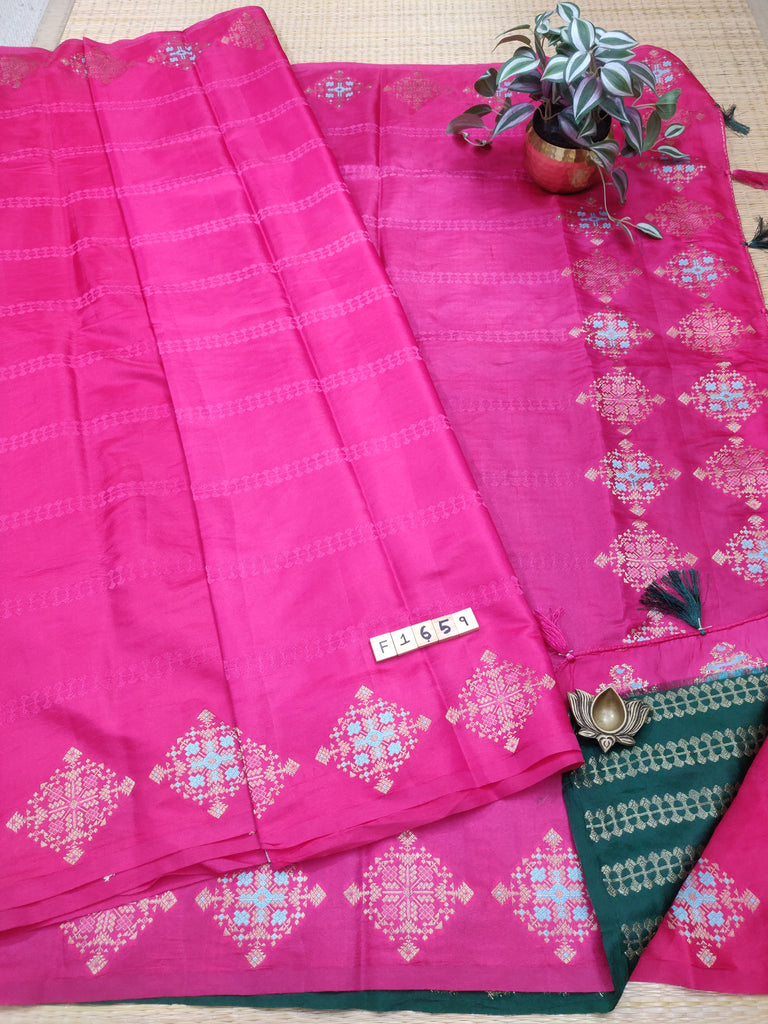 Butter crepe saree #F1659