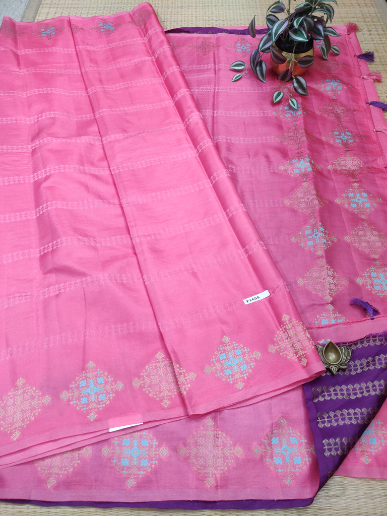 Butter crepe saree #F1655