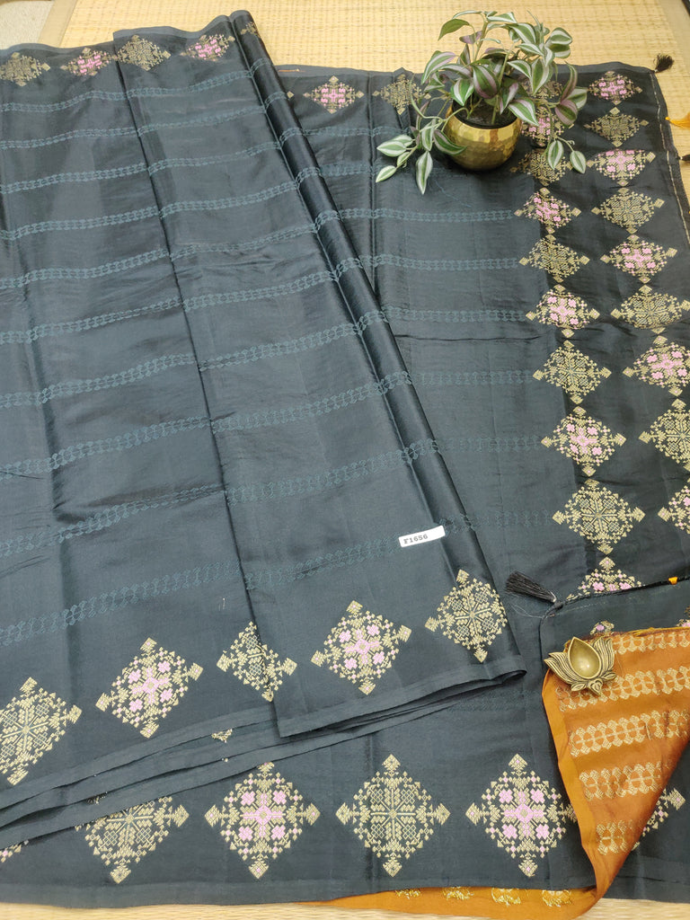 Butter crepe saree #F1656