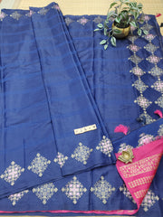 Butter crepe saree #F1657