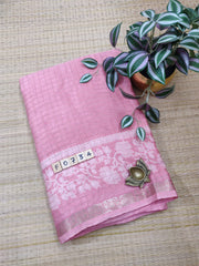 Semi Crepe Sarees #F0734