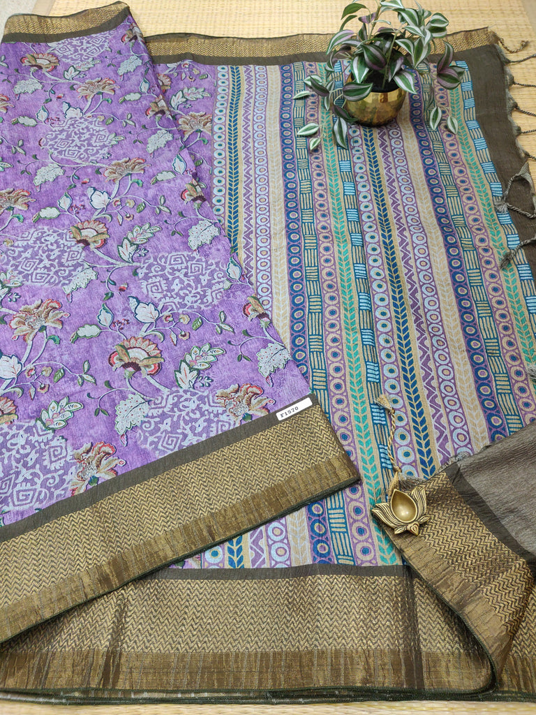 Modal Tussar Silk Sarees #F1570