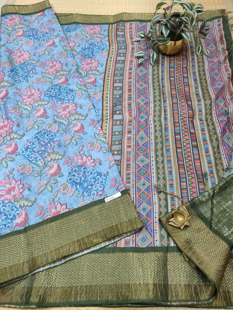 Modal Tussar Silk Sarees #F1581