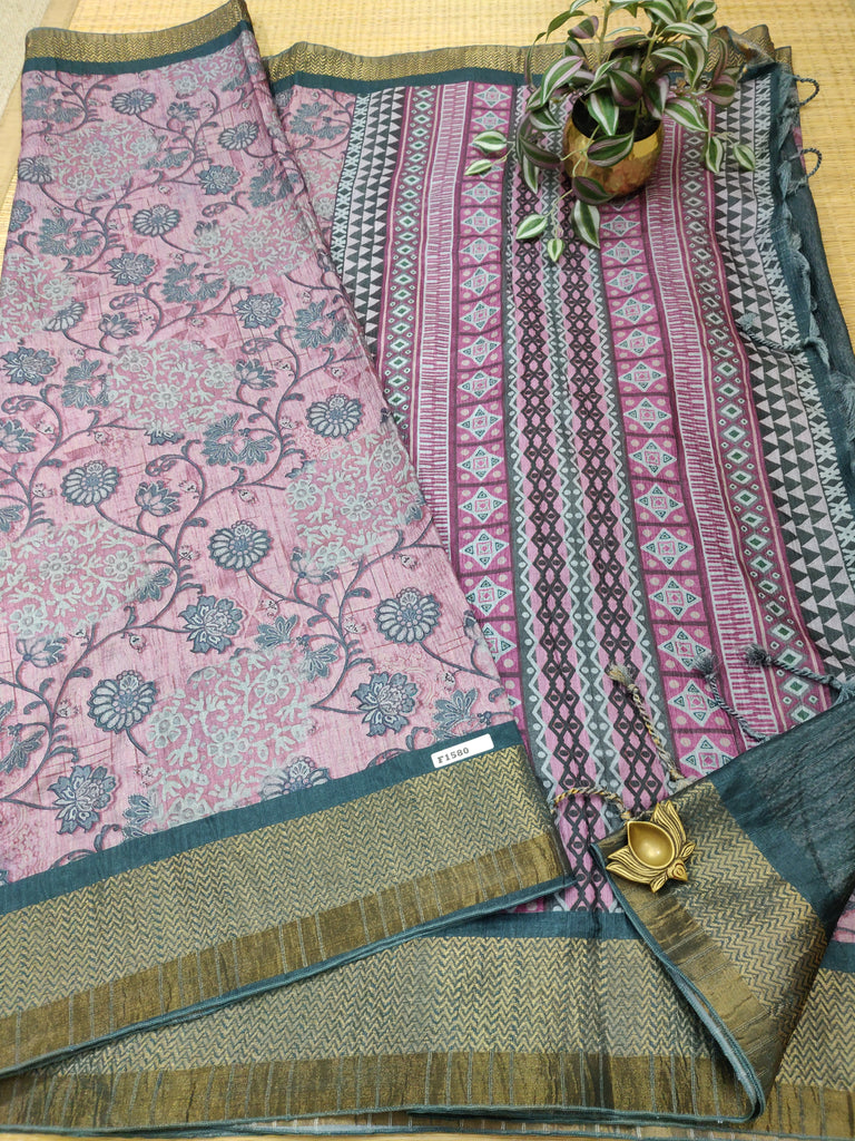 Modal Tussar Silk Sarees #F1580