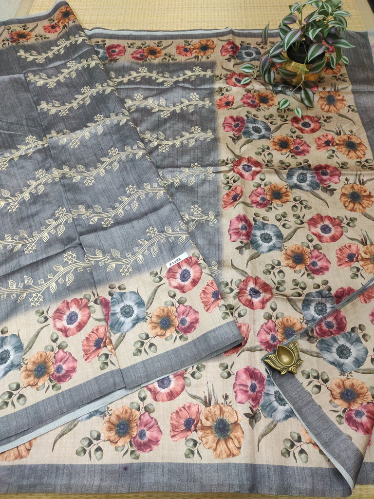 Printed Tussar #F1282