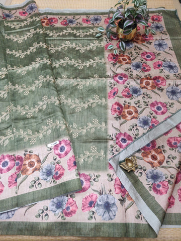 Printed Tussar #F1281