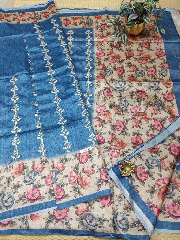 Printed Tussar #F1266