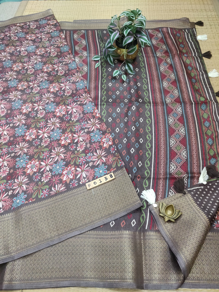 Dola Printed Silk #F0138