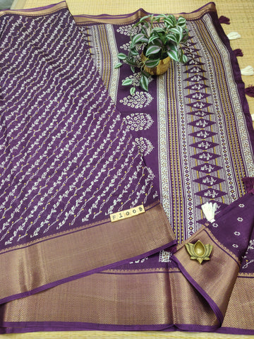 Dola Printed Silk #F1008